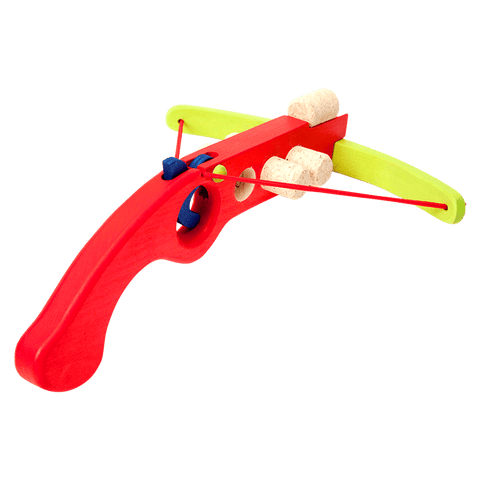 Wooden Cork Crossbow - Red