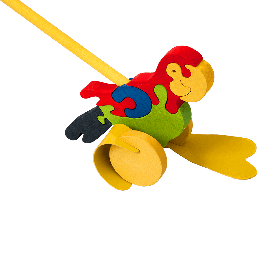 Push Along Parrot Toy