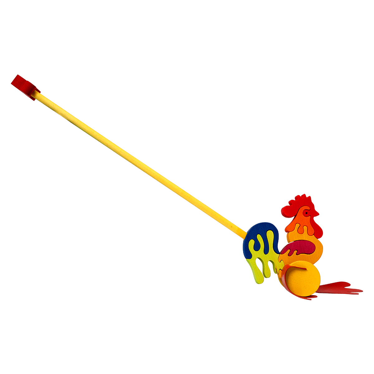 Push Along Rooster Toy