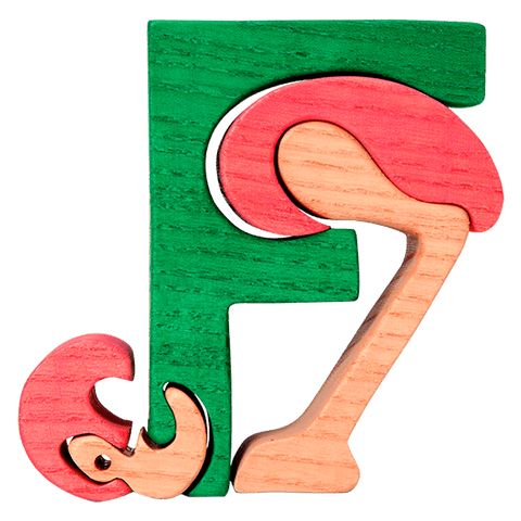 F for Flamingo Puzzle