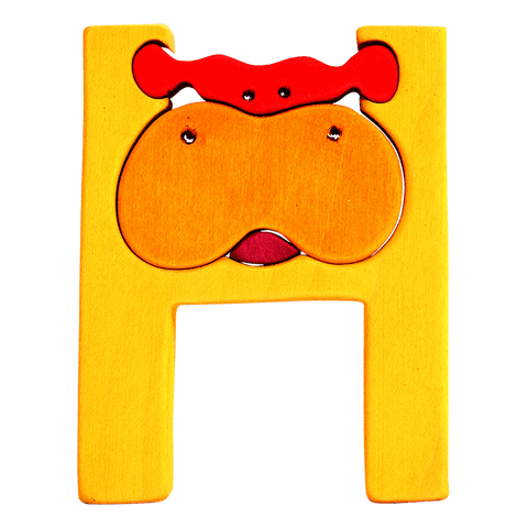 H for Hippo Puzzle