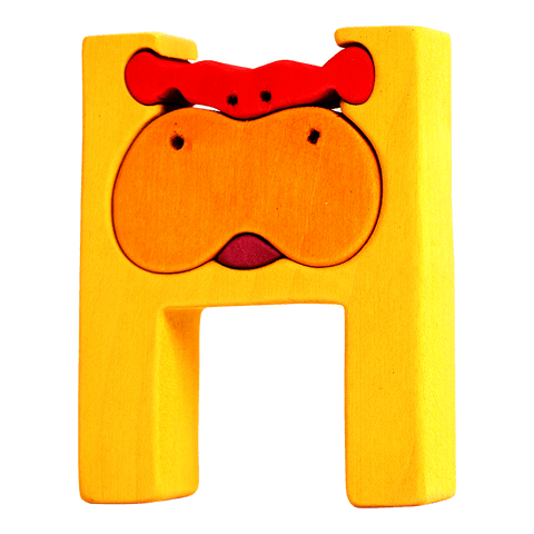 H for Hippo Puzzle