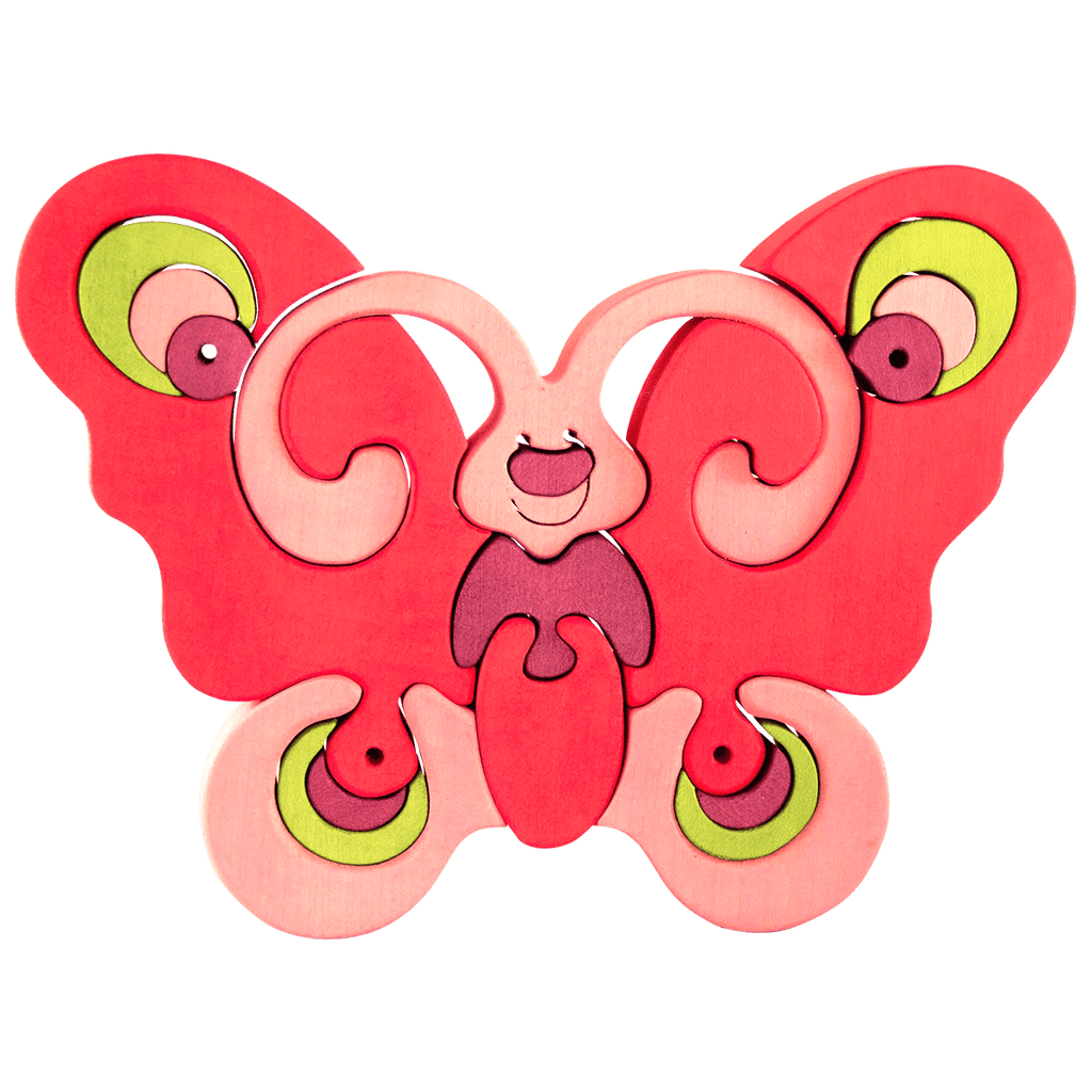 Butterfly Puzzle - Pink