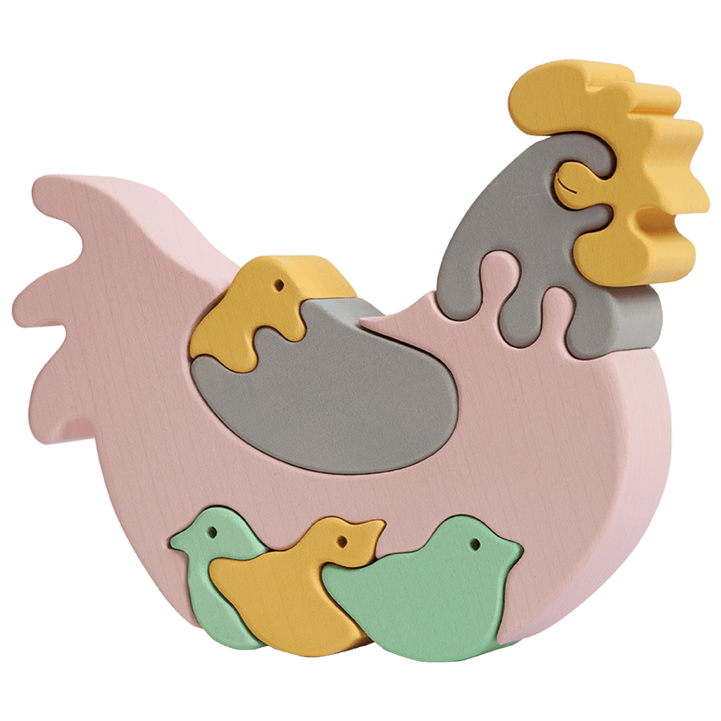 Hen Family Puzzle