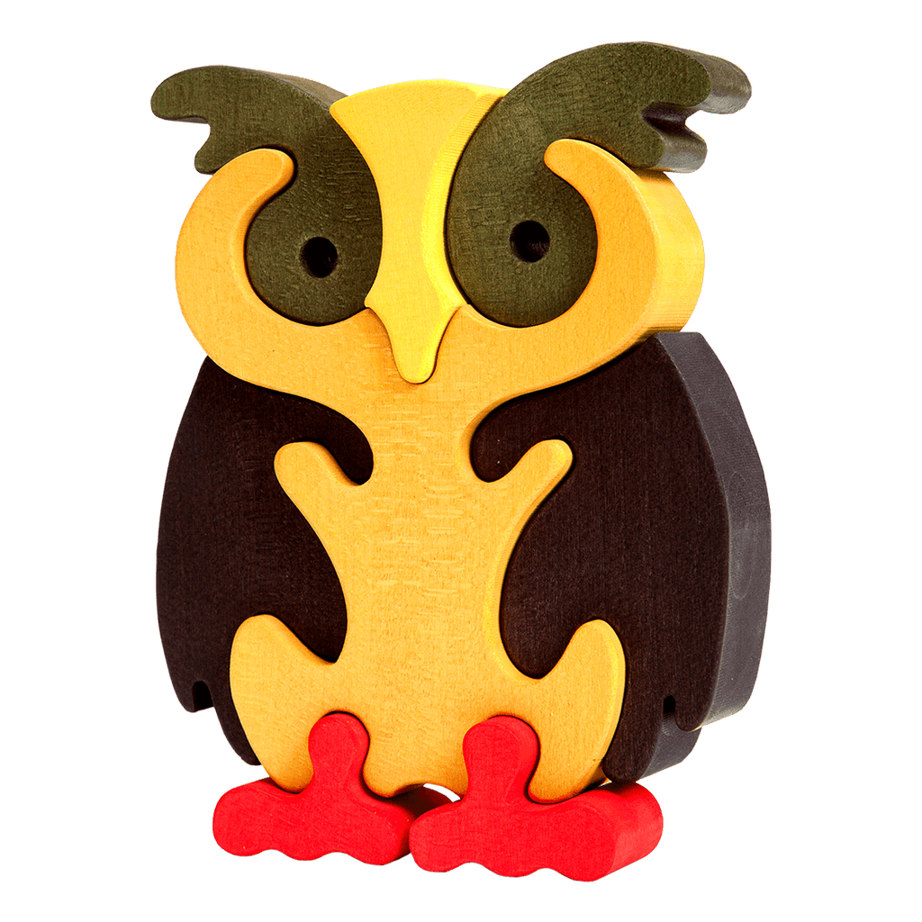 Owl Puzzle - Brown