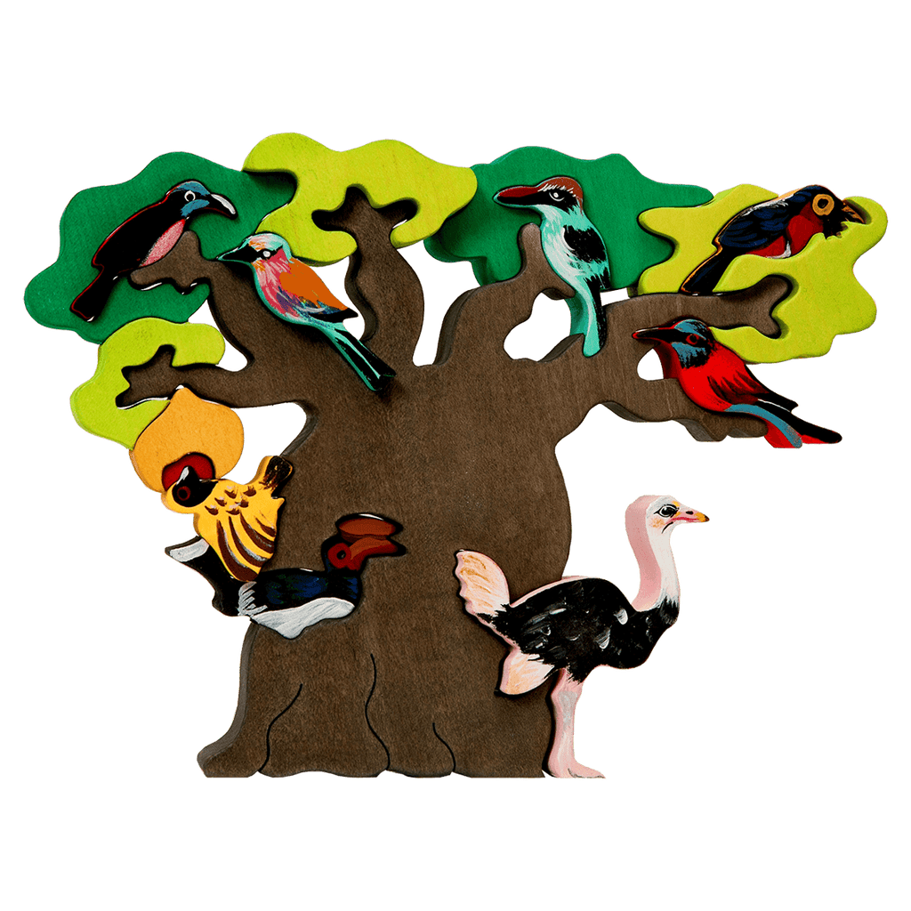 African Bird Tree Puzzle