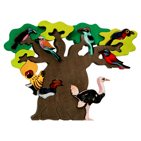 African Bird Tree Puzzle