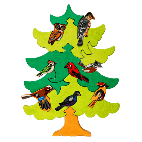North European Bird Tree Puzzle