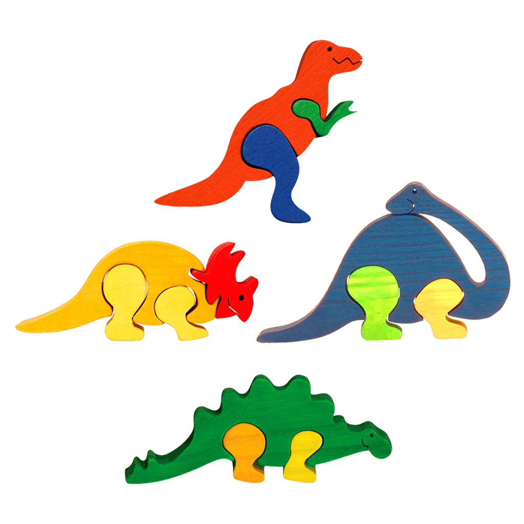 Dinosaur Four Piece Puzzle Set