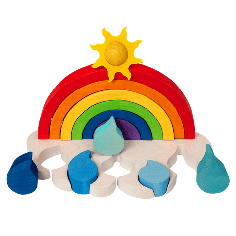 Rainy Rainbow Shape Sorter