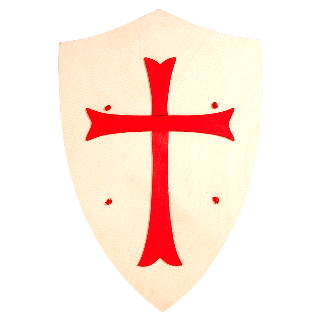 Wooden Red Cross Shield